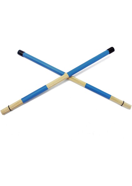 F Fityle 2 Adet Bambu Çubuklar Caz Halk Müzik Parçaları İçin Çırpıcı Çubuklar Mavi 405 mm. (Yurt Dışından)