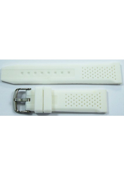 Lacost Model Silikon Saat Kordonu Beyaz 22MM Slikon Saat Kayışı modelleri