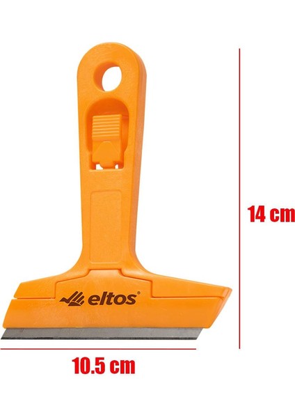 Eltos Cam Kazıma Bıçağı Yedek Jiletli Saplı 14.5 cm CKS002