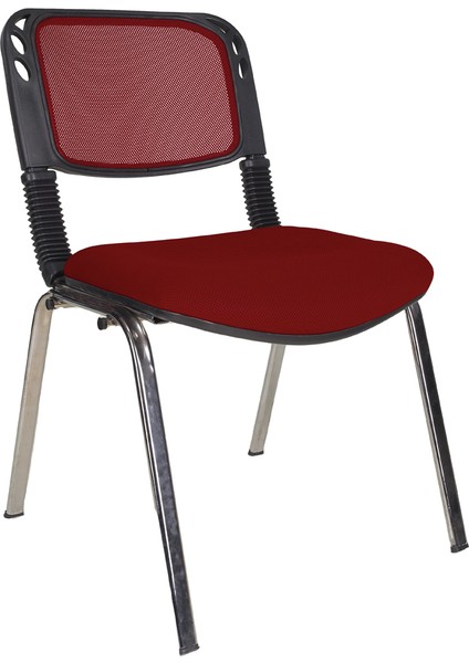 Ofis Bekleme Misafir Sandalyesi Koltuğu MK1000 Bordo