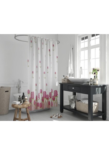 Jackline Banyo Duş Perdesi 7017 Tek Kanat 1X120X200