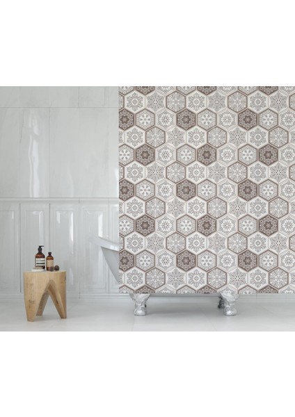 Tropik Banyo Duş Perdesi 2345 Tek Kanat 1X120X200