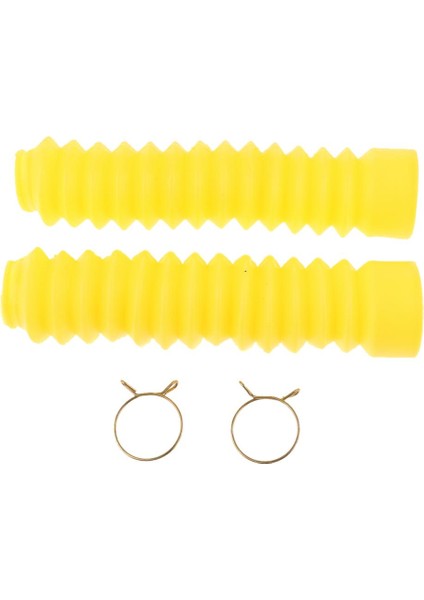 Motosiklet Kir Bisiklet Ön Çatal Kapak Toz Yürüyüşçüler Botlar 205X42X30 mm Sarı (Yurt Dışından) fiyatları