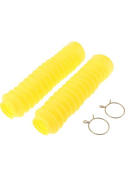 Motosiklet Kir Bisiklet Ön Çatal Kapak Toz Yürüyüşçüler Botlar 205X42X30 mm Sarı (Yurt Dışından) fırsatları