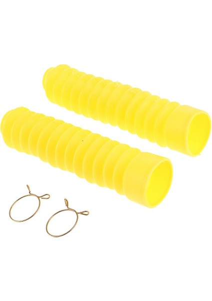 Motosiklet Kir Bisiklet Ön Çatal Kapak Toz Yürüyüşçüler Botlar 205X42X30 mm Sarı (Yurt Dışından) indirimleri