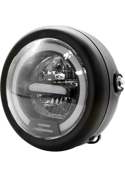 Beyaz Lens LED Sokak Bob Için Gündüz Yuvarlak Far Motosiklet (Yurt Dışından) indirimleri