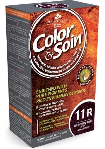 Color Soin Organik 11r Bilberry Red Saç Boyası (Csn101)