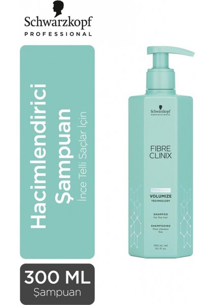 Fibre Clinix Volumize Hacimlendirici Şampuan 300 ml (Yeni Ürün)