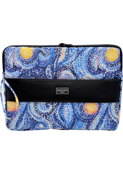 Studio 15.6'' Inç Van Gogh Desen Mavi Unisex Su Geçirmez Laptop/macbook/notebook/tablet/evrak Kılıfı fırsatları