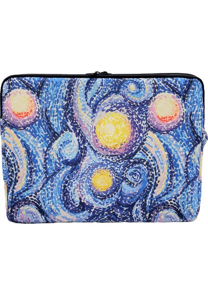 Studio 15.6'' Inç Van Gogh Desen Mavi Unisex Su Geçirmez Laptop/macbook/notebook/tablet/evrak Kılıfı indirimleri