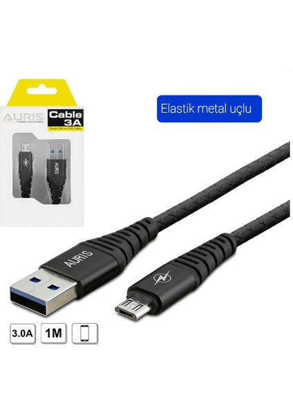 ARS-CB10 Micro Metal Kablo USB Kablo