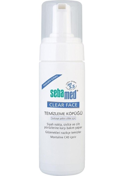 Clear Face Temizleme Köpüğü 150 Ml (Sbm101)