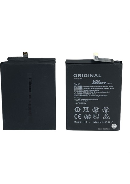 Elite Energy Xiaomi Mi 10T Batarya Pil BM53