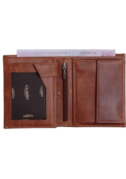 Çok Bölmeli Dikey Antik Taba Deri Erkek Cüzdanı fiyatları