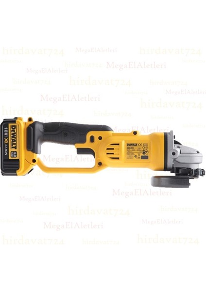 DCG412M2 125 mm 18V 4.0AH Akülü Avuç Taşlama Makinesi