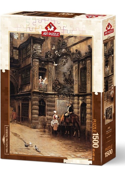 5394 Art Puzzle Kadehler Aşk'a 1500 Parça Puzzle