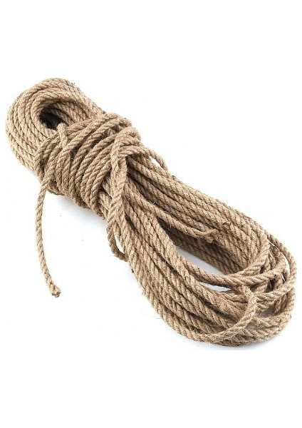 Jüt Halat Kendir 5 mm Doğal Halat Ip 10 Metre
