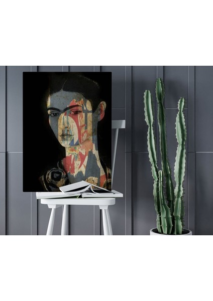 Home Frida Kahlo Tasarımlı Kanvas Tablo 50X70CM-1
