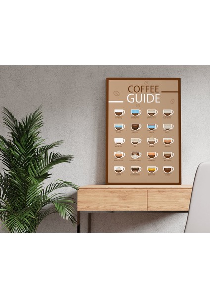 Home Coffee Tasarımlı Kanvas Tablo 50X70CM-18