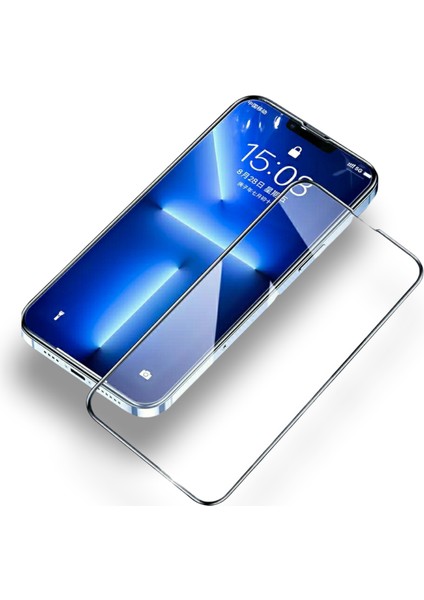 iPhone 13/13 Pro Uyumlu Edge To Edge 6d Temperli Ekran Koruyucu