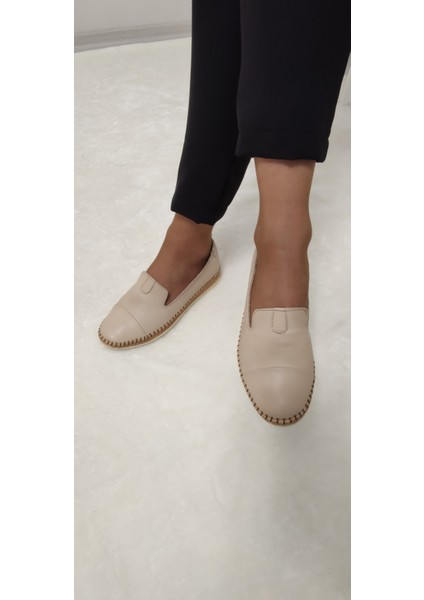 Deri Babet Bej - Bej - 40 - ST00126-BEJ-40