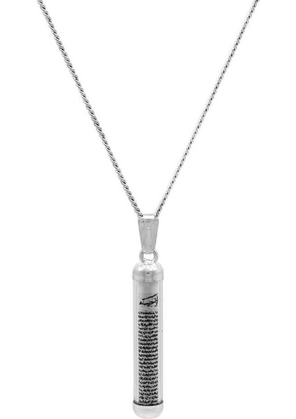 Zarif Tasarım 925 Ayar Gümüş Cevşen Kolye modelleri