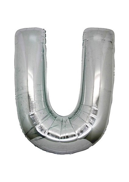 Pasta Markettime Folyo Balon Harf U 16inc Gümüş P1 - AR4615U-G