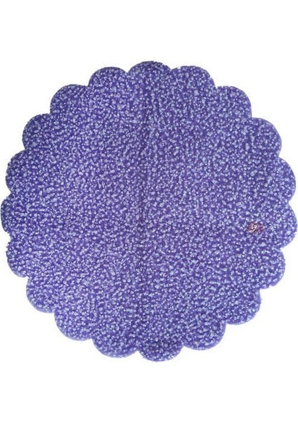 Karlı Organze Tül Açık Kese Lila 22 x 22 cm 25 Adet