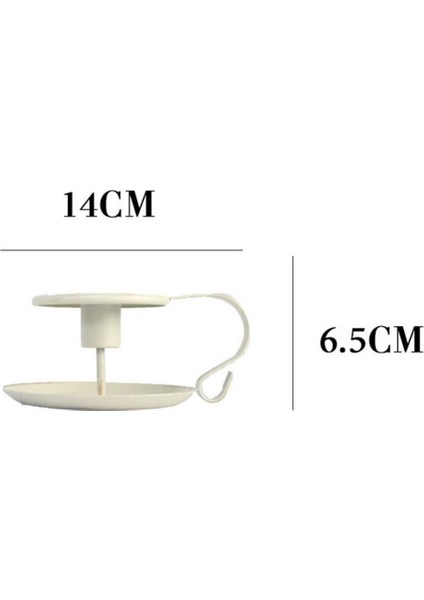 2 Adet Retro Beyaz El Mumluk Mum Standı Ev Yatak Odası Dekorasyonu (Yurt Dışından) fiyatları