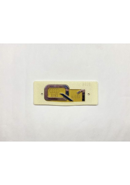 AUDI UYUMLU Q1 Bagaj Yazısı 93mm-36mm