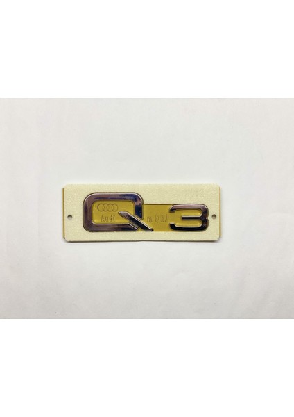 AUDI UYUMLU Q3 Bagaj Yazısı 120mm-36mm