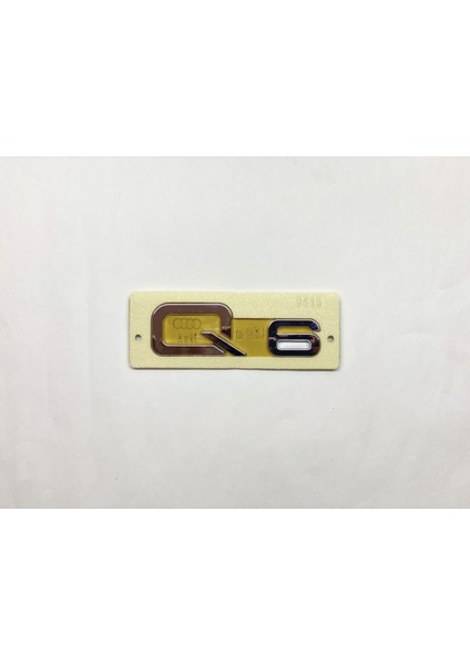 AUDI UYUMLU Q6 Bagaj Yazısı 120mm-36mm