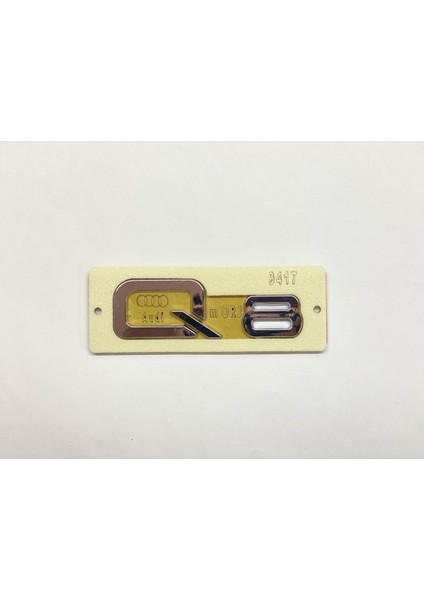 AUDI UYUMLU Q8 Bagaj Yazısı 116mm-36mm