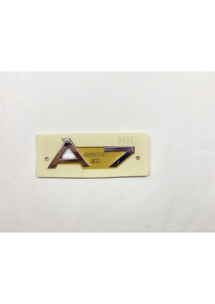 AUDI UYUMLU A7 Bagaj Yazısı 100mm-34mm