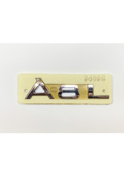 AUDI UYUMLU A8L Bagaj Yazısı 135mm-34mm