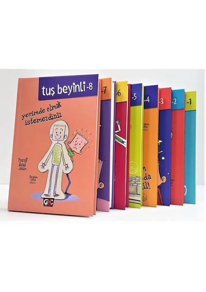 Tuş Beyinli Seti 8 Kitap Takım Yusuf Asal 1.2.3.4.5.6.7.8.kitap Bir Arada