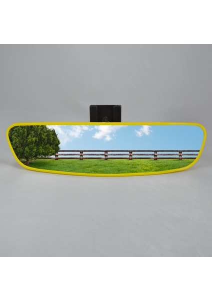 Pırlanta-5 Dik Kollu Universal Dikiz Aynası 25 x 6 cm Sarı