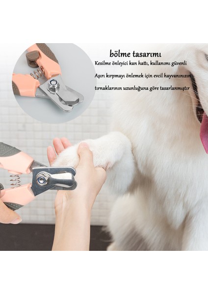 TOP ONE Pet Tırnak Makası Her Türlü Küçük ve Orta Boy Hayvanlara Uygun Kedi ve Köpek Tırnak Makası (Mavi) (Yurt Dışından)