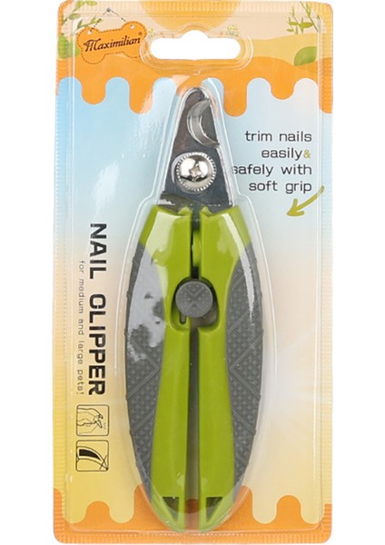 TOP ONE Pet Tırnak Makası Her Türlü Küçük ve Orta Boy Hayvanlara Uygun Kedi ve Köpek Tırnak Makası (Yeşil) (Yurt Dışından)