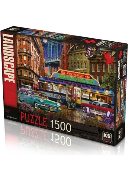 Ks Puzzle 1500 Parça Rickeys Diner