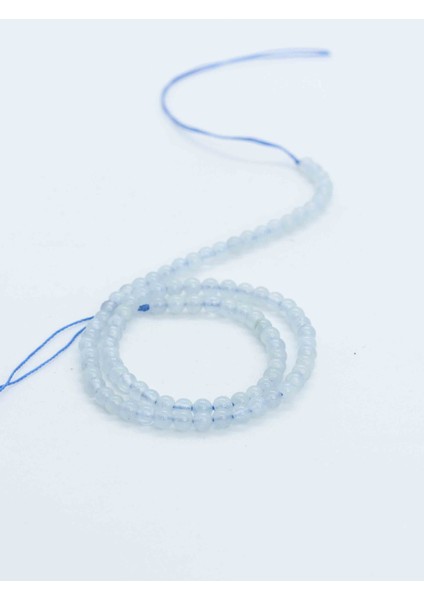 Akuamarin Taşı Doğaltaş Dizi 4 mm