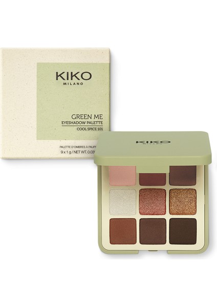 KIKO Göz Farı Paleti - Green Me Eyeshadow Palette  - 101