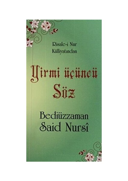 Yirmi Üçüncü Söz (Cep Boy, KOD:0119) - Bediüzzaman Said Nursi