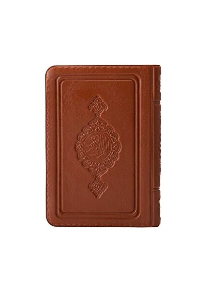 Büyük Cep Boy Kur'an-I Kerim (Taba Renk, Kılıflı, Mühürlü)
