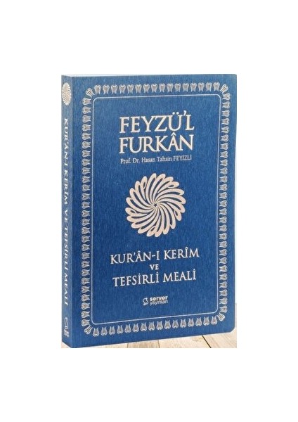 Feyzü'l Furkan Kur'an-I Kerim ve Tefsirli Meali - Büyük Boy - Ince Cilt (Lacivert) - Hasan Tahsin Feyizli