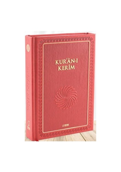 Kur'an-I Kerim (Büyük Boy - Mıklepli Ciltli- Kırmızı)