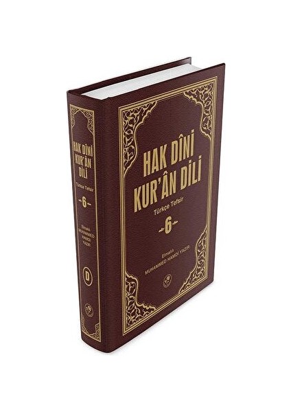 Hak Dini Kur'an Dili Cilt: 6 - Elmalılı Muhammed Hamdi Yazır