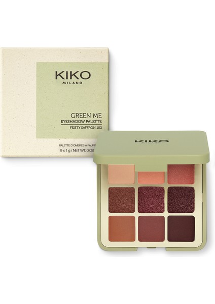 KikoMilano Kiko Göz Farı Paleti - Green Me Eyeshadow Palette - 102 modelleri