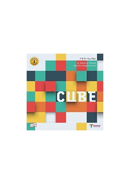 Cube - Iq Dikkat ve Yetenek Geliştiren Kitaplar Serisi 2 (Level 1) (7-8-9 Yaş)