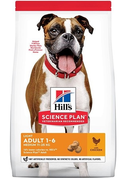 Adult Light Medium Tavuklu Yetişkin Köpek Maması 2.5 kg